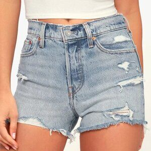 Levi's Light Blue Jean Shorts